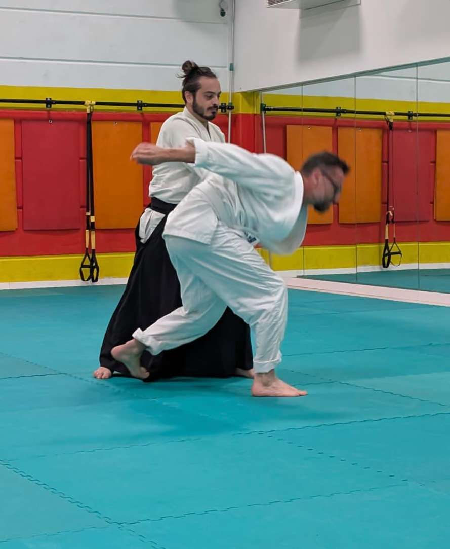 Pratica dell'Aikido sul tatami
